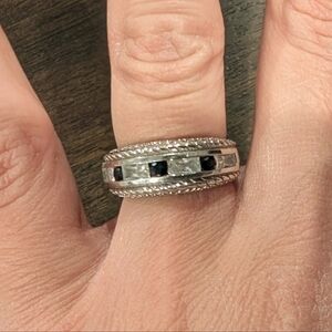 Judith Ripka Sterling Silver and CZ ring